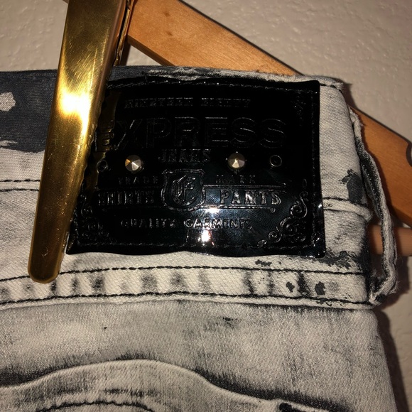 Express paint splatter skinny jeans - Picture 5 of 7